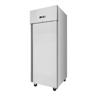 Edelstahltiefkühlschrank 525 Liter | 740x730x2010 mm