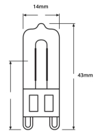 OSRAM Halopin Backofenlampe G9 - 40 W