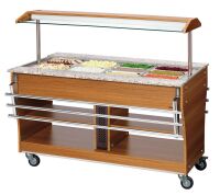 Bartscher Buffetwagen, warm, 4x 1/1GN