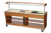 Bartscher Buffetwagen, warm, 6x 1/1 GN