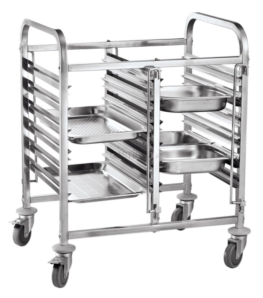 Transportwagen doppelt - 12xGN1/1, HENDI, 810x610x(H)960mm