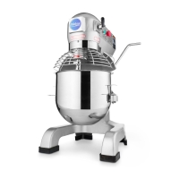 Gastro Planetenmischer - 20 l - Bis zu 10 kg Teig - 3...