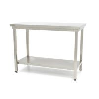 Gastro Edelstahltisch - 60 x 60 cm - Einstellbare...