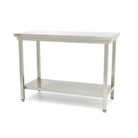 Gastro Edelstahltisch - 60 x 60 cm - Einstellbare...