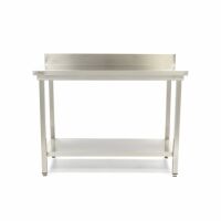 Gastro Edelstahltisch - 60 x 60 cm - Einstellbare...