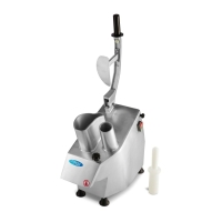 Gastro Gemüseschneidemaschine - Bis zu 450 kg/h - inkl. 5 Schnittscheiben, Maxima