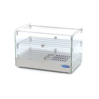 Gastro Wärmevitrine - 50 l - 55 cm - 2 Regale, Maxima