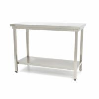 Gastro Edelstahltisch - 60 x 70 cm - Einstellbare...