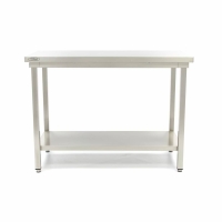 Gastro Edelstahltisch - 200 x 70 cm - Einstellbare...