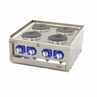 Gastro Kochfeld - 4 Brenner - Doppeleinheit - 60 cm Tief...