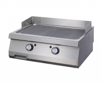 Gastro Heavy Duty Grillplatte - Gerilltes Chrom -...