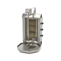 Gastro Dönergrill - 3 Brenner - 30 kg Fleisch - Gas,...