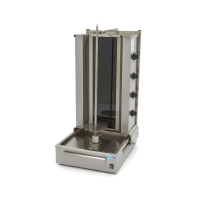 Gastro Dönergrill - 4 Brenner - 70 kg Fleisch -...