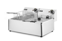Fritteuse Kitchen Line - 2x6L, HENDI, Kitchen Line, 12L, 230V/6600W, 550x430x(H)305mm