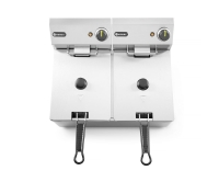 Fritteuse Kitchen Line - 2x6L, HENDI, Kitchen Line, 12L, 230V/6600W, 550x430x(H)305mm