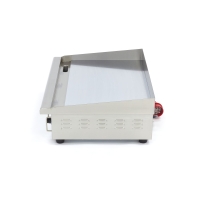 Gastro Grillplatte - Glatte Chrom - 73 cm - inkl. Tropfschale - 400 V, Maxima