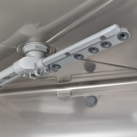 Gastro Geschirrspüler-Unterbau - 50 x 50 cm - mit Spülenhilfepumpe - 400 V, Maxima