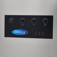 Haubenspülmaschine - 50x50cm - mit Abfluss-, Spül- und Seifenpumpen - 400V, Maxima