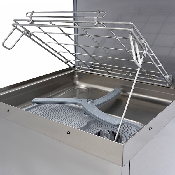 Haubenspülmaschine - 50x60cm - mit Spül- und Seifenpumpen - 400V, Maxima