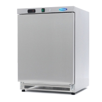 Gastro Gefrierschrank - 200 l - 2 Feste Regale -...