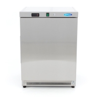 Gastro Gefrierschrank - 200 l - 2 Feste Regale -...