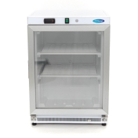 Gastro Gefrierschrank - 200 l - Weiß - mit...