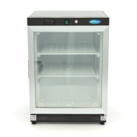 Gastro Gefrierschrank - 200 l - Schwarz - mit...