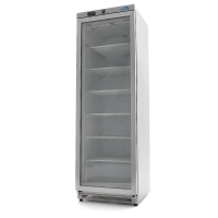 Gastro Gefrierschrank - 400 l - Rostfreier Stahl - mit...