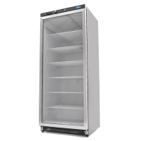 Gastro Gefrierschrank - 600 l - Schwarz - mit...