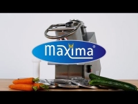 Gastro Gemüseschneidemaschine - Bis zu 450 kg/h - inkl. 5 Schnittscheiben, Maxima