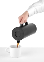 Isolierkanne, HENDI, 1L, Schwarz, Ø110x(H)289mm