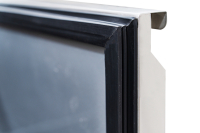 Premium Pizzatisch 2 x 0,8 m - mit GN 1/3 Kühlaufsatz - 2 Türen und 7 Schubladen, Prismafood iLine