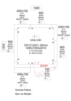 Premium Kühlzelle 1200 x1200 x 2010 mm