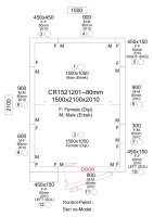 Premium Kühlzelle 1500 x 2100 x 2010 mm