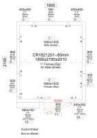 Premium Kühlzelle 1800 x 2100 x 2010 mm