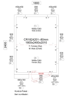 Premium Kühlzelle 1800 x 2400 x 2010 mm
