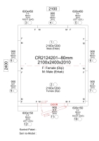 Premium Kühlzelle 2100 x 2400 x 2010 mm