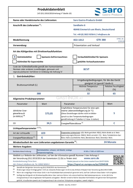 Energieeffizienzklasse