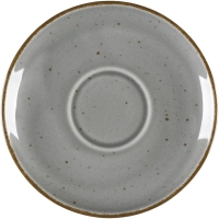 Untertasse, Serie Aida, grau, braun gesprenkelt, Ø...