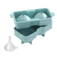 Eiswürfelform für zwei Eiskugeln mit Ø...