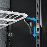 Bar Display Cooler, eine Flügeltür, 600x530x835 mm (BxTxH), schwarz