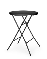 Bar-Stehtisch, AmerBox, Schwarz, Ø800x(H)1100mm