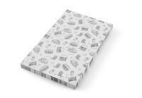 Einschlagpapier, fettdicht, HENDI, Fastfood-Muster, 500...