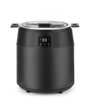 Suppenkessel ohne Wasser, 10L, HENDI, 10L, Schwarz,...