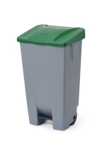 Abfallbehälter, HENDI, 120L, Hellgrau, 510x425x(H)875mm
