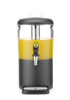 Saftspender, 4 l UNIQ, HENDI, 4L, Schwarz, 315x211x(H)431mm