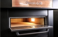 Neapolitanischer Pizzaofen 4+4x 33 cm, Izzo Forni Pizzaiolo A8-2C, bis 470 °C