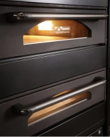 Neapolitanischer Pizzaofen 4+4x 33 cm, Izzo Forni Pizzaiolo A8-2C, bis 470 °C