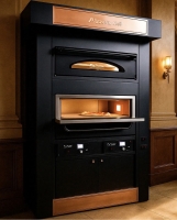 Neapolitanischer Pizzaofen 4+4x 33 cm, Izzo Forni Pizzaiolo A8-2C, bis 470 °C