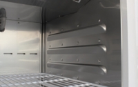 Energiesparender Edelstahl Tiefkühlschrank 560 L, GN 2/1, -18°/-22°C, R290A, Klimaitalia